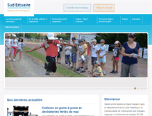 Tablet Screenshot of cc-sudestuaire.fr